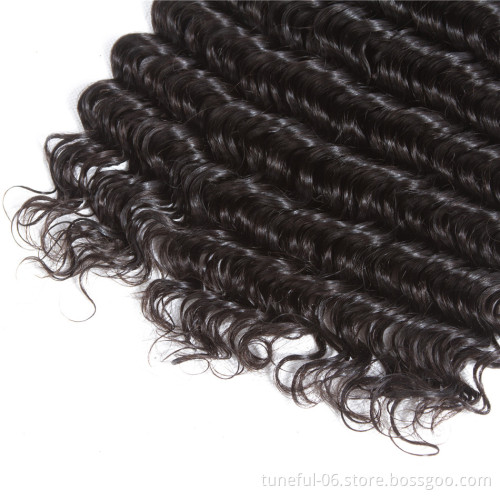 raw indonesian hair bundles vendors with top quality,613 deep wave human hair bundles